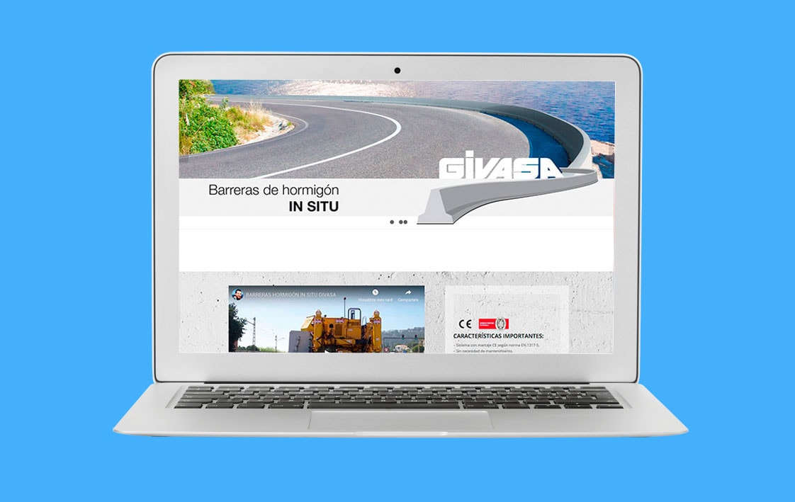 Disseny web GIVASA - Top Imatge Badalona