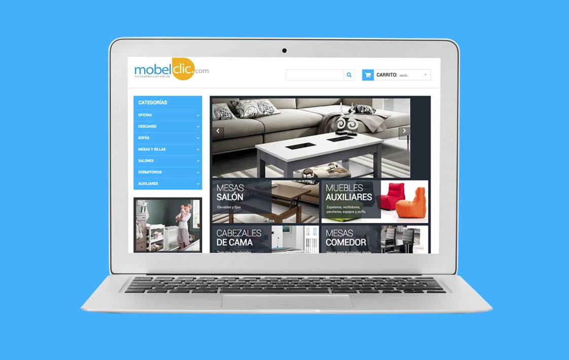 Disseny web MOBELCLIC - Top Imatge Badalona