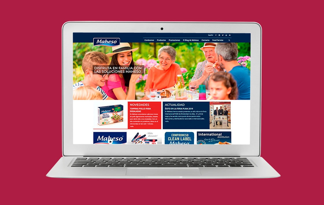 Disseny web Maheso - Top Imatge Badalona